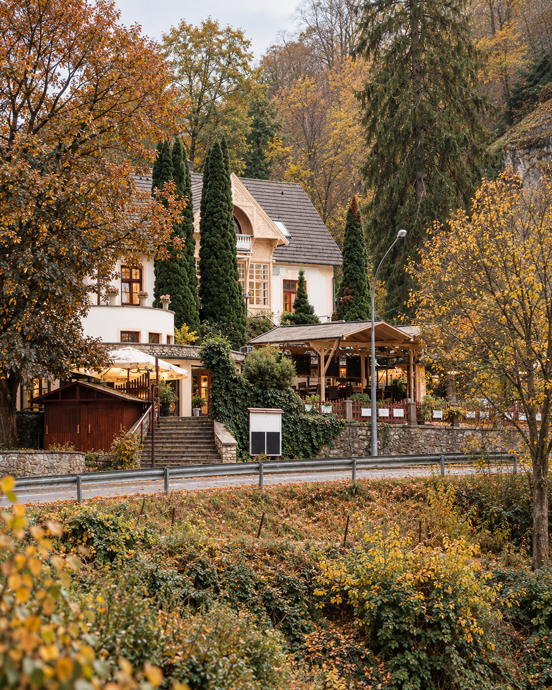 Hotel Tókert szállodaépülete Lillafüreden